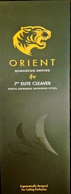 💎 RARITÄT! Orient Damascus Series 7" Elite Cleaver Hackmesser NEU & OVP 💎 - Bild 1 von 4