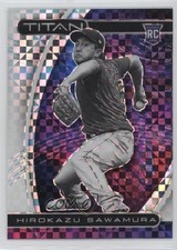 2021 Panini Chronicles Titan Building Blocks Prizm Hirokazu Sawamura #23 18en