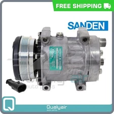 New Compressor for OE Sanden SD7H15 - 112mm 4 Groove Clutch 12V OE#87519620