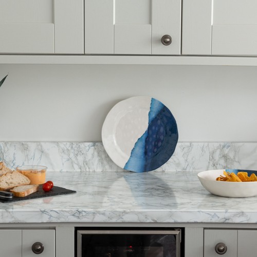 d-c-fix Marble Cortes Blue 67.5cm x 2m Self-adhesive Vinyl Wrap