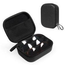 Bukere Travel Sunglasses Organizer Case, PU Leather Adjustable Slots for Mult...