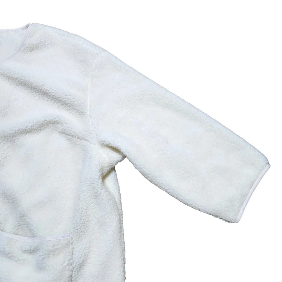 AVA & VIV флисовое пальто 4X Женские шерпы Тяжелые минималистичные передние карманы на пуговицах ежедневно - Изображение 3 из 4