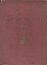 Danesi - Agenda Militare  1943 I Edz. WWII Pacinotti - Modulistica Paghe Fureria