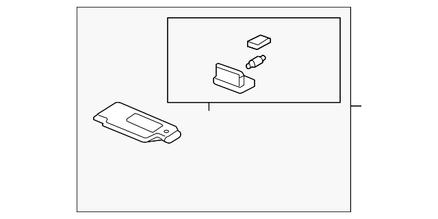 Genuine Honda Sun-Visor 83230-SHJ-A02ZE