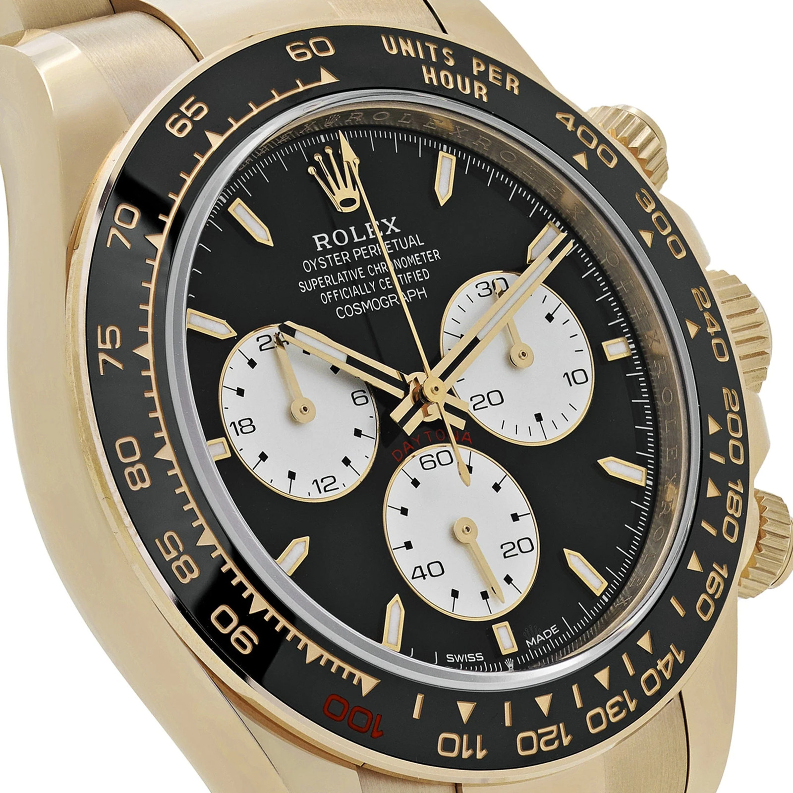 Rolex Daytona 126528LN 'Le Mans' Yellow Gold Black Dial image 6