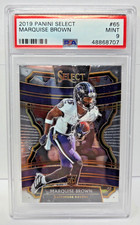 2019 Select Chiefs Star - MARQUISE BROWN Rookie Football Card PSA 9 MINT