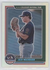 2022 Panini USA Baseball Stars & Stripes Holo Blue 15/60 Jack Washburn #37 2a9