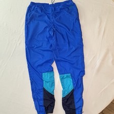 Nike Vintage Windbreaker Pants Blue Size Large Y2K Jogger Bottoms Nike Red Tag