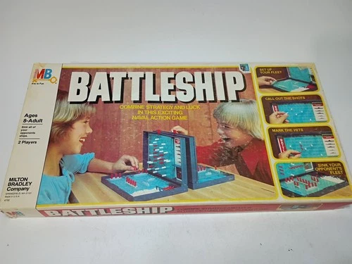VINTAGE 1978 BATTLESHIP BOARD GAME MILTON BRADLEY BATTLE SHIP