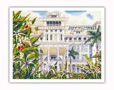 The Moana, Waikiki Beach, Honolulu - Historic Hawaiian Hotel by Peggy Chun