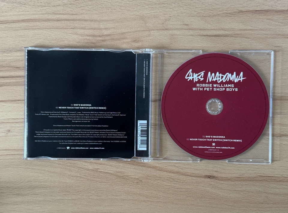 Robbie Williams - She’s Madonna CD | Akzeptabler Zustand - Bild 3 von 3
