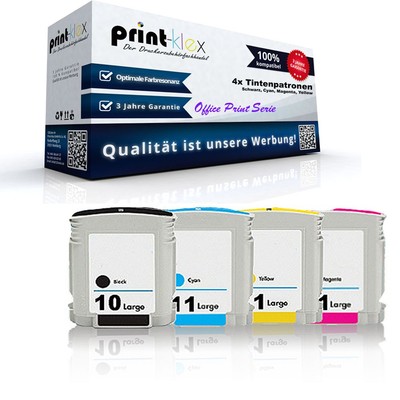 4x Kompatible Tintenpatronen für HP OfficeJet Pro K850DN Drucker Patronen