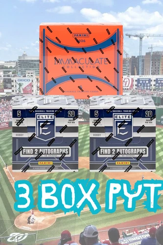 3 Box PICK YOUR TEAMS 2026 Panini Immaculate  (2) 2026 ELITE