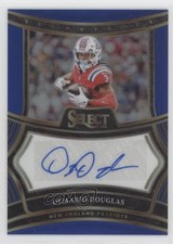 2024 Panini Select Signatures Blue Prizm /149 Demario Douglas #SP-DDS Auto 1a2j