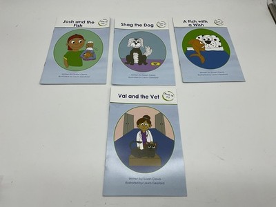 IMSE Decodable Readers Lot 4 Josh Fish Shag Dog Susan Clewis Softcover Kids