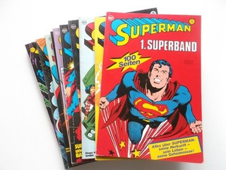 10 Stück Superman Superband Sammlung Bd. 1 3 4 5 6 7 9 10 12 14 Ehapa Verlag