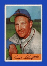 1954 Bowman Set-Break # 62 Enos Slaughter VG-VGEX *GMCARDS*