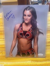Katana Chance Autographed WWE 8x10 JSA