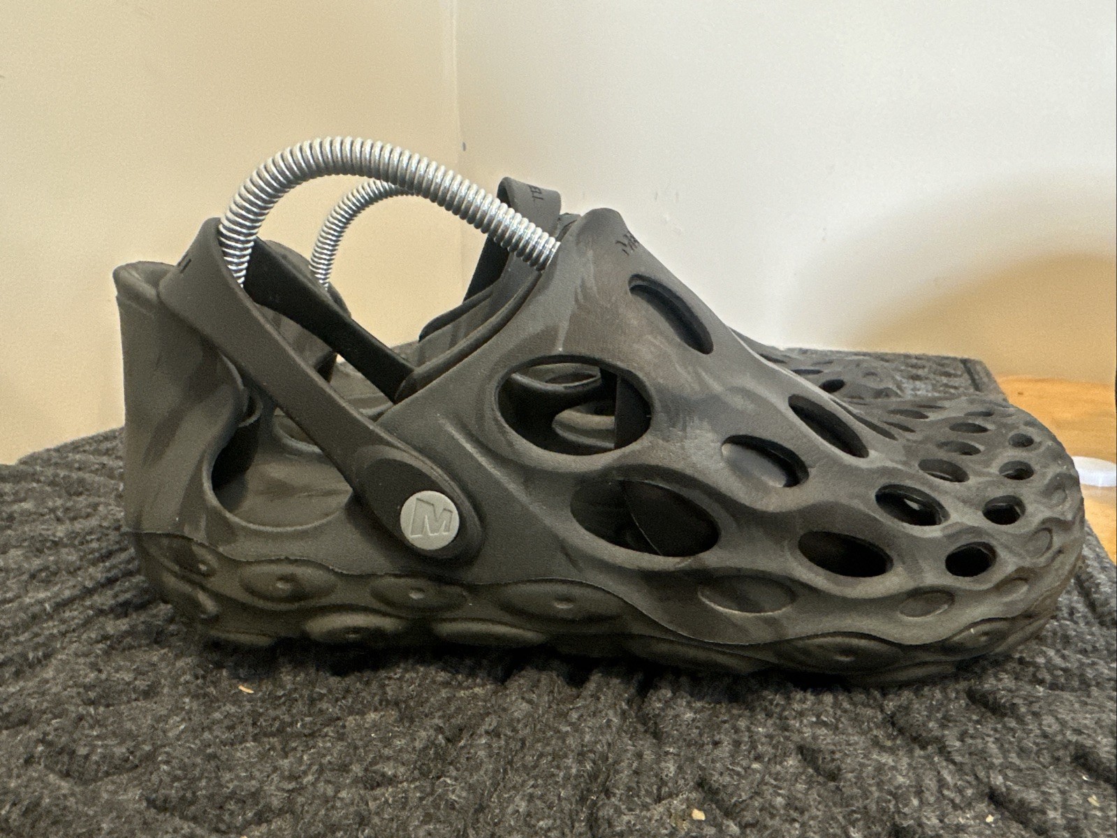 Merrell Hydro Moc sandali acqua uomo donna taglia 8 scarpe nero grigio escursionismo