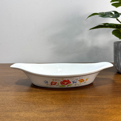 Vintage Northland Japan Oven-proof Stoneware Individual Casserole Dish Japan 9''