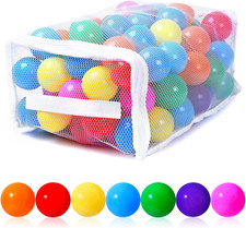 Ball Pit Balls - Colorful Ocean Pool Toys for Kids, Phthalate  BPA Free, 100Pcs