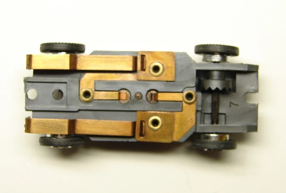 AURORA THUNDERJET - CHASIS COCHE SLOT HO - NUEVO STOCK ANTIGUO AÑOS 60 Foto 3 de 4