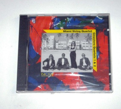 NEW SEALED Ginastera: Quartets 1 & 2 / Miami String Quartet by Felicia Moye