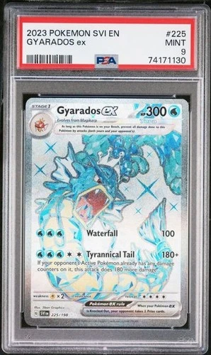 Pokemon Sv: Gyarados ex Ultra Rare Holo 225/198 Scarlet & Violet PSA 9 EN 2023
