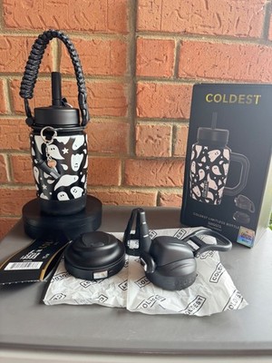 Sale 2DAY  Rare Coldest 15oz Limitless GHOSTS , 3 Lids  Leak proof, NIB