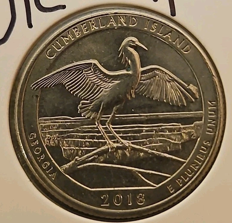 2018 P Washington ATB Quarter Cumberland Island Die Chip Error - Image 2 of 3