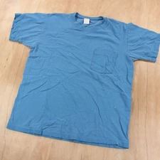 JC PENNEY selvedge pocket t-shirt LARGE vtg 80s 90s usa made single stitch blank