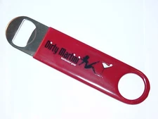 DIRTY MARTINI LOGO BOTTLE OPENER Barware Bartender Bar Blade Popper Vinyl Coated