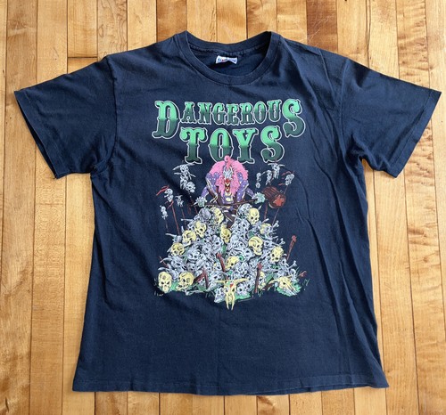 Vtg 1989 Dangerous Toys Tour Tshirt  XL (M-L)