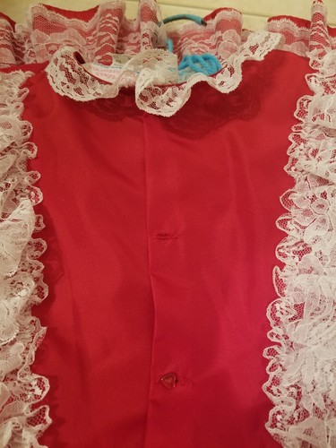 Girl size 10 Martha's miniatures we're fussy red dress holiday holes need work - Picture 15 of 20