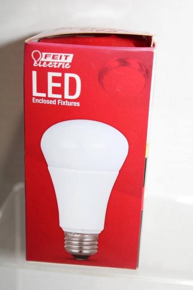 Feit 60w Replacement LED A19 Enclosed Fixtures Bulb Dimmable Warm White - Image 2 of 4
