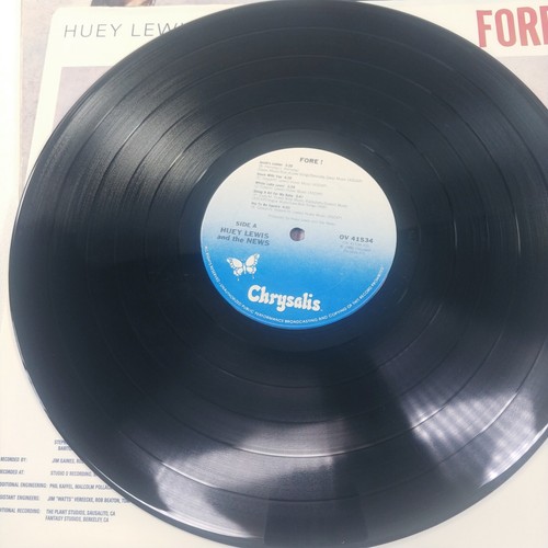 Huey Lewis & The News ~ Fore! - Vinyl Record - OV-41534 - 1986 LP - Good - Picture 13 of 14