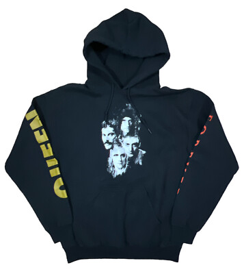 Queen Classic Forever Black Pullover Hoodie OFFICIAL Small