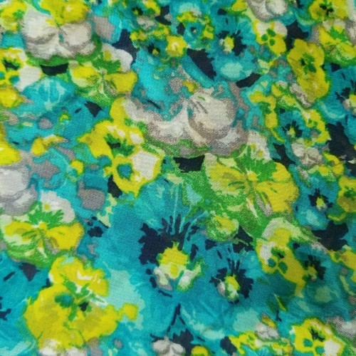 NWT LuLaRoe Size 1 Bianka Blue Gray Yellow Green Floral Print Girl's Kimono - Picture 2 of 4