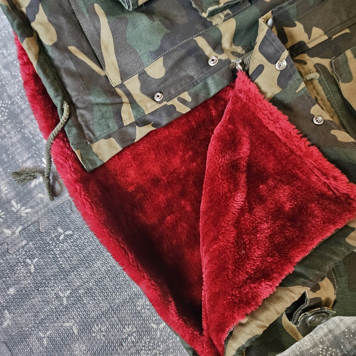 MAMC Monkey Adder Mustang Cheetah Plush Lined Camo Parka Jacket | eBay