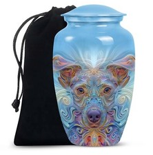 Dog Urns Adult Female Spacious Burial Urn Human Ashes Timeless 10 Inch