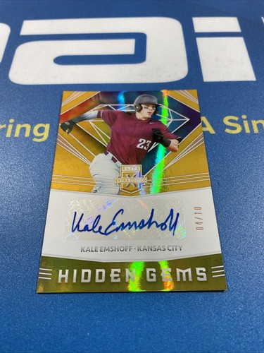 2020 Panini Elite Extra Edition Hidden Gems Golf Kale Emshoff #HG-KE Auto 04/10 - Picture 2 of 13