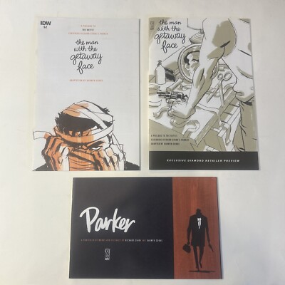 Parker Portfolio 1 Stark Darwyn Cooke IDW Man With The Getaway Face RRP RARE LOT
