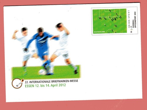 BRD Ganzsache USo ** Fußball