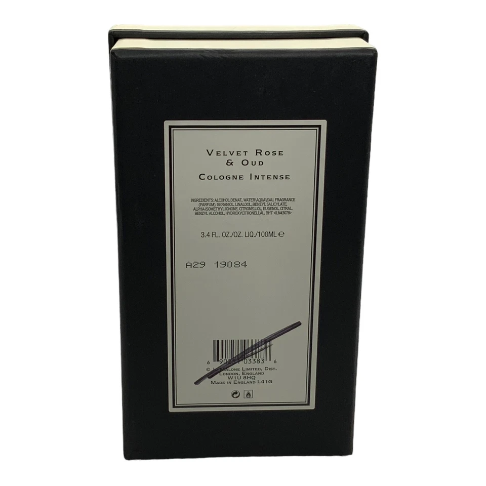 Perfume Jo Malone London Velvet Rose & Oud Unisex Colonia Intensa 3,4 oz 100 ml Foto 3 de 4