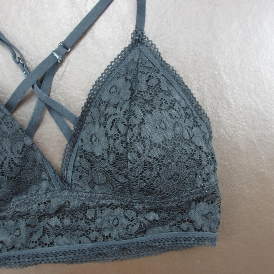 Бюстгальтер Xhilaration размер S черный кружевной беспроводной пуловер без подкладки - Изображение 4 из 4