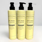 3 Bottles Pharmacopia Natural Bodycare Body Wash Aloe Vera Chamomile 12.17 oz