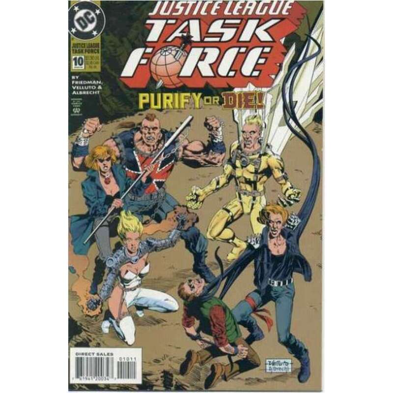 Justice League Task Force #10 in Very Fine condition. DC comics [p.