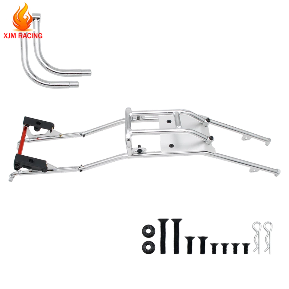 New Quick Release Metal Roll Cage Rear Bend Bar Kit For 1/5 HPI BAJA RC RV 5B - Image 3 of 4