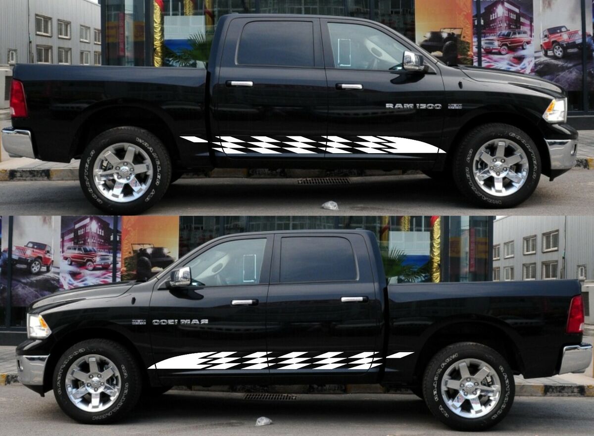 For Dodge Ram 1500 2500 cover door Side Stripe graphic top For Dodge Ram 1500 2500 cover door Side Stripe graphic top