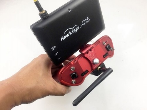 Monitor support for Fr SKY X-Lite (Angle-adjustable)-Black, ZBL ref dji gopro - Picture 3 of 5